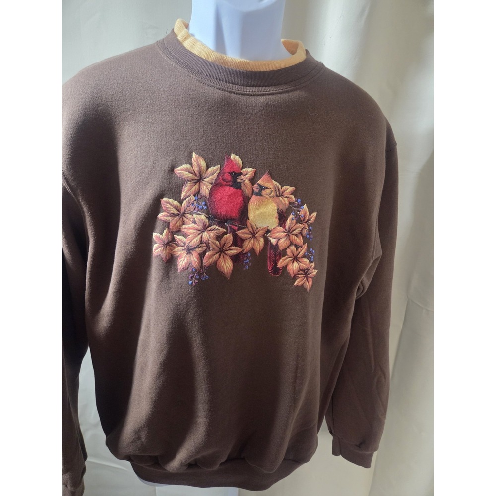 Vintage Day Breeze Brown Sweatshirt Cardinals Womens Sz L